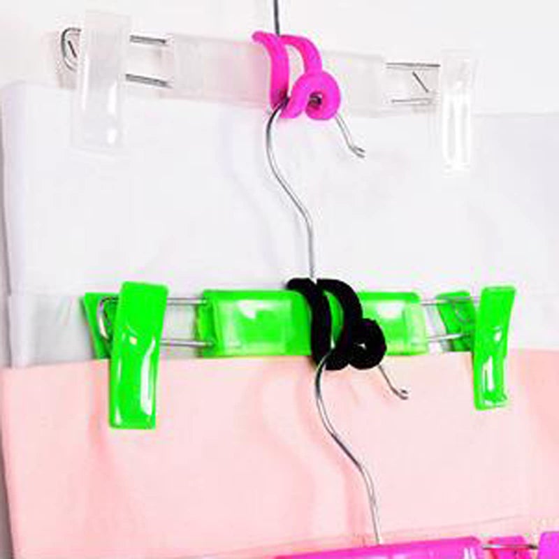 WARMBUY Velvet Hanger Connector Hooks for Closet Space Saving Cascading Hanger Organizer, Black, 40 Pack - Image 4